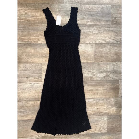 RARE!!! MANGO BLOGGER FAVE!!! Openwork Knit Maxi Dress NWT - Picture 15 of 16